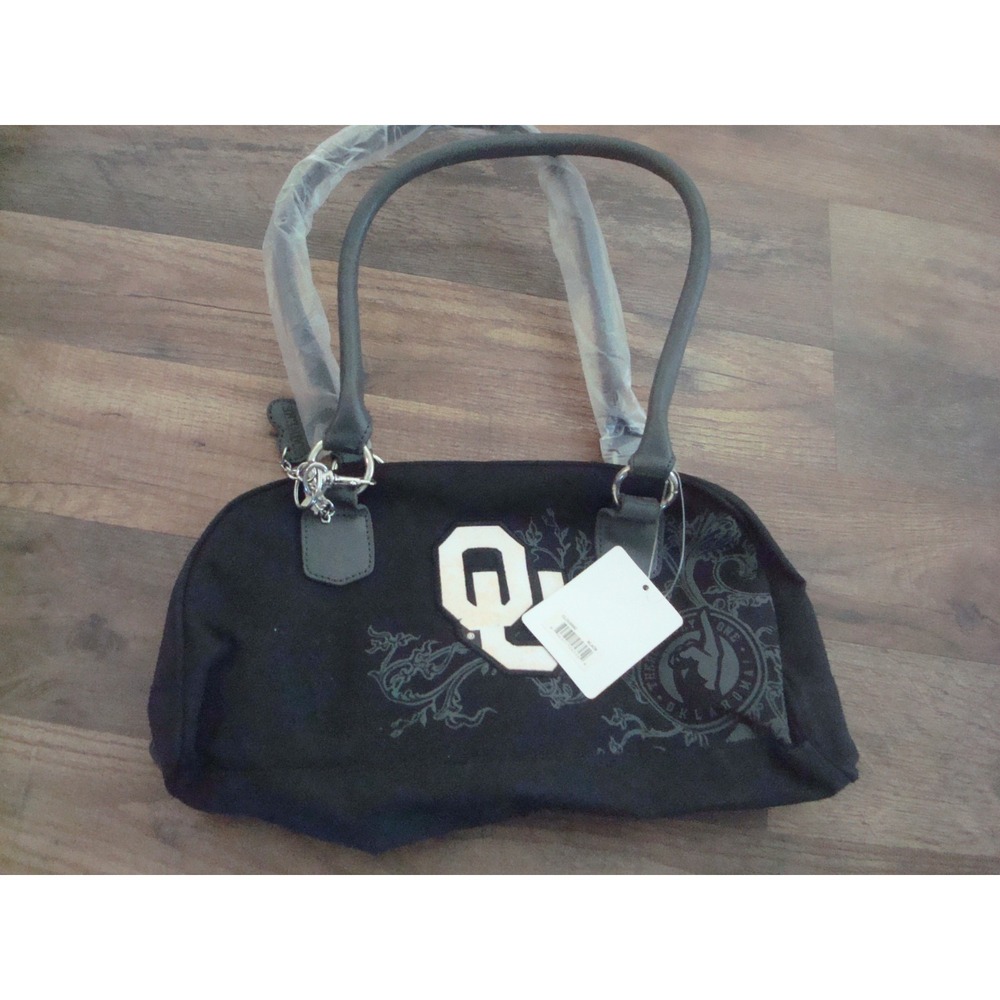 OKLAHOPMA SOONERS  9X12 ‎ Game Day Purse BAG HANDBAG TOTE  DEADSTOCK  VINTAGE T7